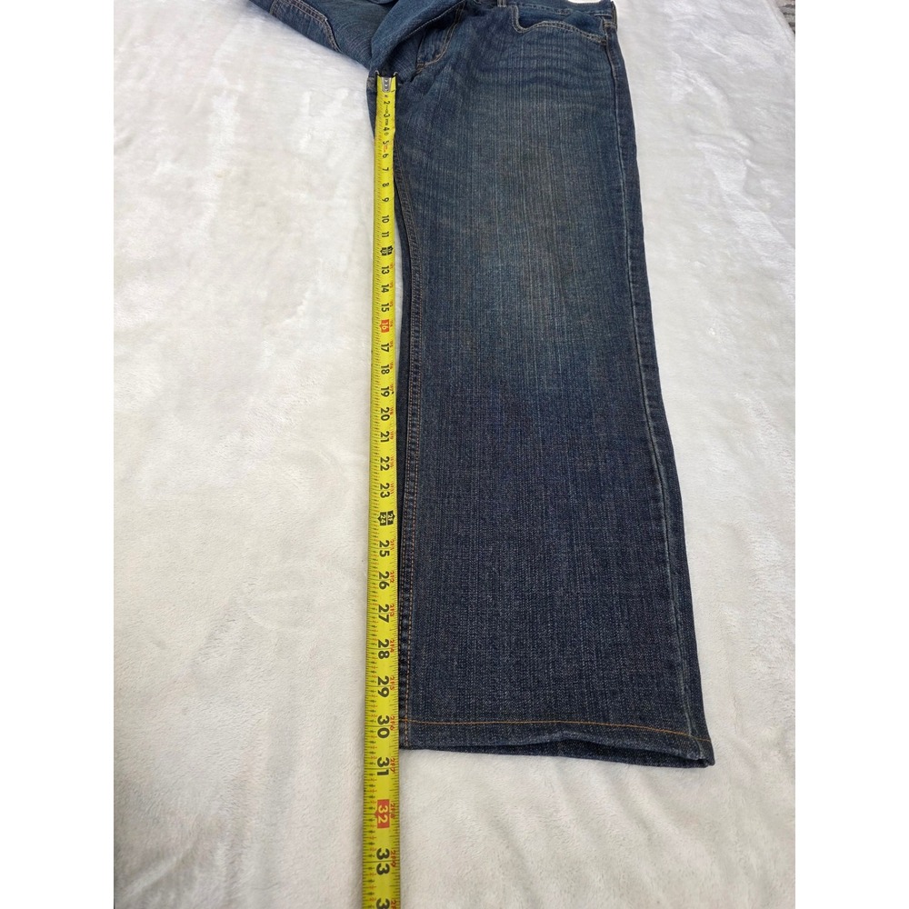 Levi Strauss 559 Jeans Mens 40x32 Relaxed Fit Dark Wash Denim Pants - Picture 3 of 7